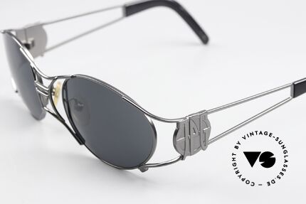 Jean Paul Gaultier 58-6101 Steampunk 90's Sunglasses, top-notch craftsmanship, made in JAPAN (100% UV), Made for Men and Women