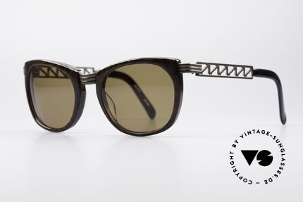 Jean Paul Gaultier 56-0272 Steampunk JPG Sunglasses, "root wood" frame with "rusty brown" finish, Made for Men and Women