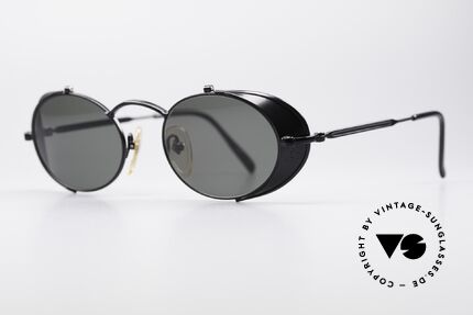 Jean Paul Gaultier 56-1175 JPG Side Shields Sunglasses, many very interesting "retro-futuristic" frame elements, Made for Men and Women