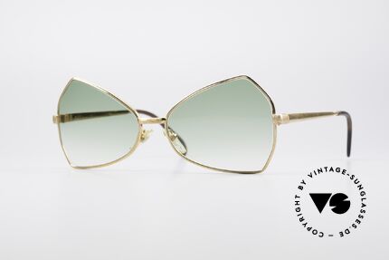 Hampel 6210 Pucci Butterfly 70's Sunglasses, rare vintage designer sunglasses shaped like a butterfly, Made for Women