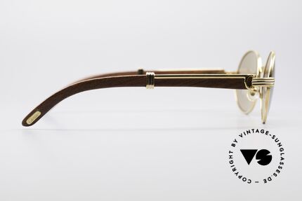 Cartier Giverny Oval Wood Sunglasses, unworn, NOS with original packing (collector's item), Made for Men and Women