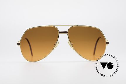 Cartier Vendome Laque - L Luxury 80's Aviator Sunglasses, mod. "Vendome" was launched in 1983 & made till 1997, Made for Men and Women