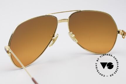Cartier Vendome Laque - L Luxury 80's Aviator Sunglasses, with extremely RARE customized sun lenses (100% UV), Made for Men and Women
