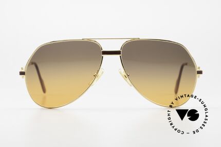 Cartier Vendome Laque - L Luxury 80's Aviator Sunglasses, Vendome = the most famous eyewear design by CARTIER, Made for Men and Women