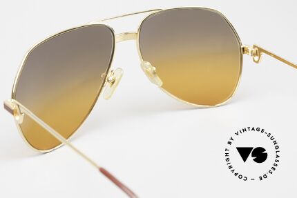 Cartier Vendome Laque - L Luxury 80's Aviator Sunglasses, 2nd hand model, but in great vintage condition + box, Made for Men and Women