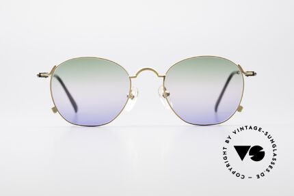 Jean Paul Gaultier 55-0171 90's Panto Sunglasses, panto metal frame; lightweight & very comfortable, Made for Men and Women