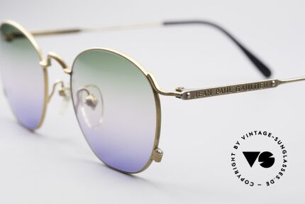 Jean Paul Gaultier 55-0171 90's Panto Sunglasses, new old stock (like all our rare VINTAGE sunglasses), Made for Men and Women