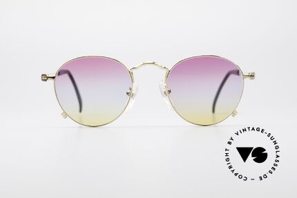 Jean Paul Gaultier 55-1178 Gold Plated Panto Sunglasses, GOLD PLATED frame with 'J.P. Gaultier' lettering, Made for Men and Women