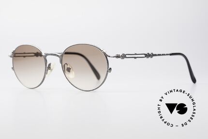 Jean Paul Gaultier 55-4177 Designer Panto Sunglasses, classic 'panto style' & with light tinted sun lenses, Made for Men and Women