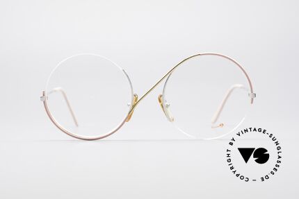 Casanova FC9 Artful Vintage Eyeglasses, designer piece: frame shaped like a horizontal "S", Made for Women Casanova FC9 Artful Vintage Eyeglasses, designer piece: frame shaped like a horizontal "S", Made for Women