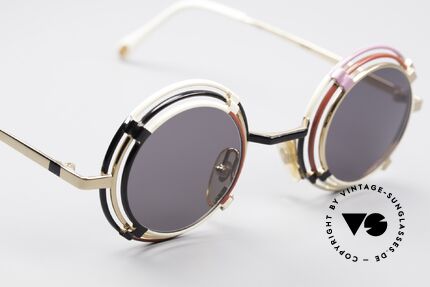 Casanova MTC 1 Round Art Sunglasses, NO RETRO shades, but a unique old ORIGINAL; vertu!, Made for Men and Women