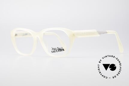 Jean Paul Gaultier 55-1071 Translucent Vintage Frame, tangible top-quality .. distinctive JPG, made in Japan, Made for Men and Women