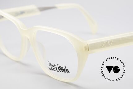 Jean Paul Gaultier 55-1071 Translucent Vintage Frame, unworn, N.O.S. (like all our vintage designer glasses), Made for Men and Women