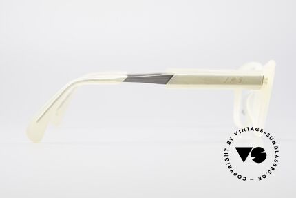 Jean Paul Gaultier 55-1071 Translucent Vintage Frame, the clear JPG demo lenses can be replaced optionally, Made for Men and Women