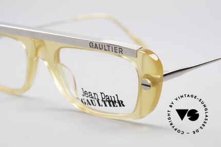 Jean Paul Gaultier 55-0771 Striking Vintage JPG Frame, unworn (like all our old 90's JP Gaultier eyewear), Made for Men and Women