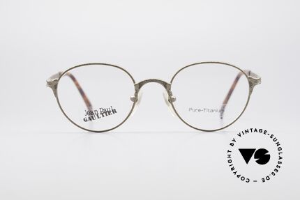 Jean Paul Gaultier 55-3183 90's Titanium Eyeglasses, premium-quality (only 15 gram) - You must feel this!, Made for Men and Women