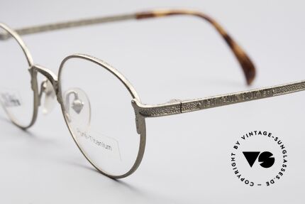 Jean Paul Gaultier 55-3183 90's Titanium Eyeglasses, unworn; one of a kind (like all our vintage 90's specs), Made for Men and Women