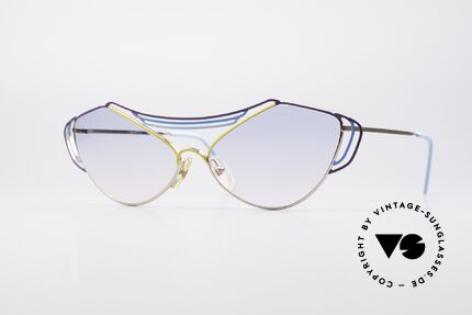 Casanova LC9 80's Art Sunglasses, glamorous CASANOVA sunglasses from around 1985, Made for Women