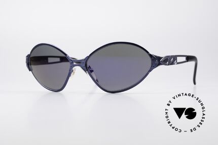 Jean Paul Gaultier 58-6111 Futuristic Sunglasses, futuristic Jean Paul Gaultier 90's designer shades, Made for Men and Women