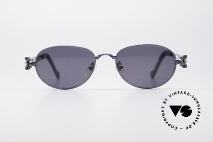 Jean Paul Gaultier 56-8102 Oval Industrial Sunglasses, "industrial design" often called as "STEAMPUNK", Made for Men and Women