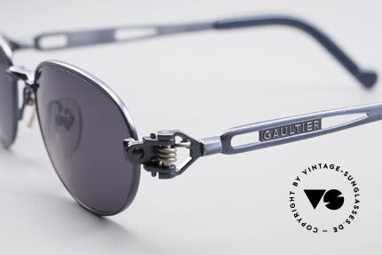 Jean Paul Gaultier 56-8102 Oval Industrial Sunglasses, never worn (like all our JPG Steampunk sunglasses), Made for Men and Women