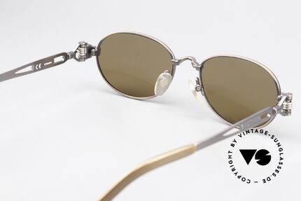 Jean Paul Gaultier 56-8102 Oval Steampunk Sunglasses, NO retro sunglasses, but a rare original from 1995, Made for Men and Women