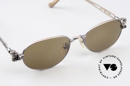 Jean Paul Gaultier 56-8102 Oval Steampunk Sunglasses, never worn (like all our JPG Steampunk sunglasses), Made for Men and Women