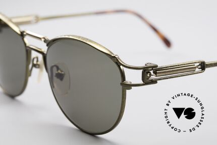 Jean Paul Gaultier 56-5107 Steampunk Panto Sunglasses, incredible top-quality (U must feel this!), 100% UV, Made for Men and Women