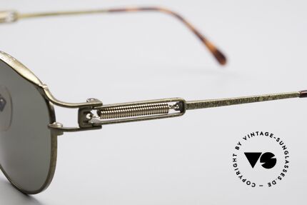 Jean Paul Gaultier 56-5107 Steampunk Panto Sunglasses, unworn (like all our old 1990's designer sunglasses), Made for Men and Women