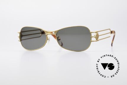 Jean Paul Gaultier 58-5107 No Retro 90's Sunglasses, expressive vintage 90's sunglasses by GAULTIER, Made for Men and Women