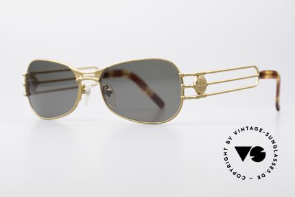 Jean Paul Gaultier 58-5107 No Retro 90's Sunglasses, 1. class fitting properties and convincing comfort, Made for Men and Women