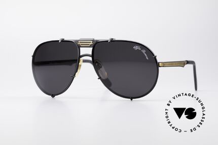 Alfa Romeo 112 80's Enthusiast Sunglasses, luxury Italian vintage designer sunglasses by Alfa Romeo, Made for Men