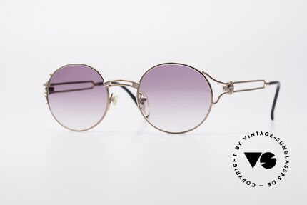 Jean Paul Gaultier 57-6102 Round Designer Sunglasses Details