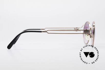 Jean Paul Gaultier 57-6102 Round Designer Sunglasses, frame can be glazed with optical lenses / prescriptions, Made for Men and Women