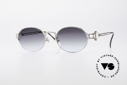Jean Paul Gaultier 55-5110 Extraordinary Vintage Frame, extraordinary Jean Paul Gaultier 90's sunglasses, Made for Men and Women