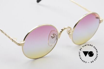 Jean Paul Gaultier 55-9671 Gold Plated Round Frame, NO RETRO shades, but an old 90s JPG Original, Made for Men and Women Jean Paul Gaultier 55-9671 Gold Plated Round Frame, NO RETRO shades, but an old 90s JPG Original, Made for Men and Women