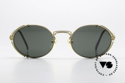 Jean Paul Gaultier 58-6105 Terminator Steampunk Shades, vintage GAULTIER designer sunglasses from the mid 90's, Made for Men and Women