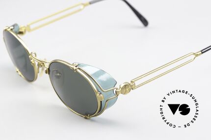 Jean Paul Gaultier 58-6105 Terminator Steampunk Shades, e.g. Sarah Connor wore Matsuda shades in Terminator 2, Made for Men and Women