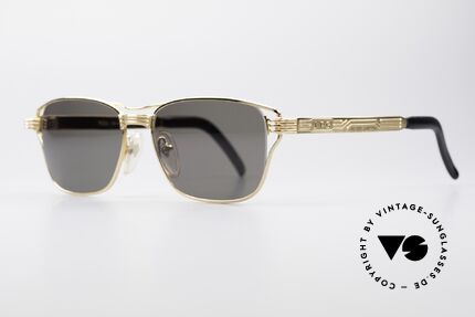 Jean Paul Gaultier 56-4173 Square Designer Sunglasses, interesting metal frame with many costly details, Made for Men