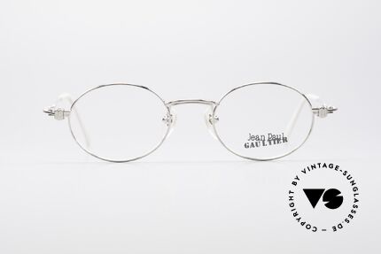 Jean Paul Gaultier 55-6105 Oval Vintage Eyeglasses, lightweight ergonomic frame with many fancy details, Made for Men and Women Jean Paul Gaultier 55-6105 Oval Vintage Eyeglasses, lightweight ergonomic frame with many fancy details, Made for Men and Women