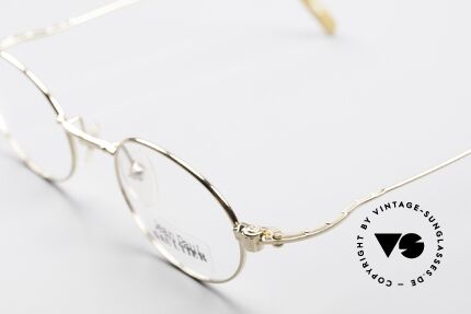 Jean Paul Gaultier 55-6105 Oval Vintage Glasses Gold, unworn (like all our rare old 1990's designer glasses), Made for Men and Women Jean Paul Gaultier 55-6105 Oval Vintage Glasses Gold, unworn (like all our rare old 1990's designer glasses), Made for Men and Women