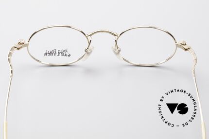 Jean Paul Gaultier 55-6105 Oval Vintage Glasses Gold, NO retro fashion; a 20 years old rarity; true vintage!, Made for Men and Women Jean Paul Gaultier 55-6105 Oval Vintage Glasses Gold, NO retro fashion; a 20 years old rarity; true vintage!, Made for Men and Women