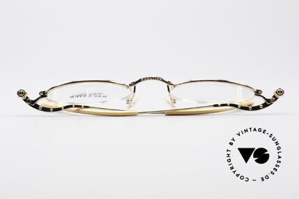 Jean Paul Gaultier 55-6105 Oval Vintage Glasses Gold, the frame is made for optical or sun lenses optionally, Made for Men and Women Jean Paul Gaultier 55-6105 Oval Vintage Glasses Gold, the frame is made for optical or sun lenses optionally, Made for Men and Women