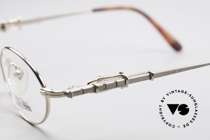 Jean Paul Gaultier 55-0039 Oval Titanium Frame, NO retro glasses, but a true 20 years old Original!, Made for Men and Women