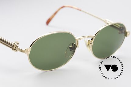 Jean Paul Gaultier 55-5104 Oval Designer Sunglasses, high-end quality and fancy details (typically Gaultier), Made for Men and Women
