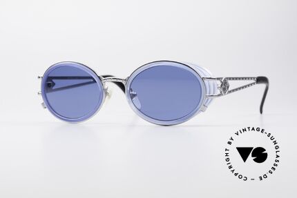 Jean Paul Gaultier 58-6202 Side Shields Vintage Shades, outstanding designer shades by Jean Paul GAULTIER, Made for Men and Women