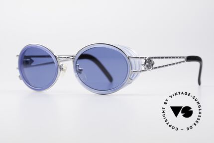 Jean Paul Gaultier 58-6202 Side Shields Vintage Shades, very creative frame: high-end quality (made in Japan), Made for Men and Women