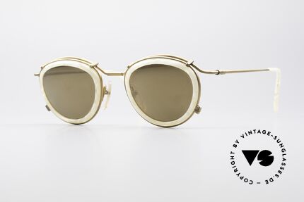 Jean Paul Gaultier 56-2271 Designer Steampunk Shades, rare vintage Jean Paul Gaultier sunglasses from 1995, Made for Men and Women