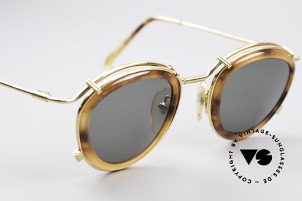 Jean Paul Gaultier 56-2271 Steampunk Designer Shades, new old stock (like all our vintage JP Gaultier shades), Made for Men and Women
