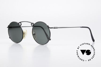 Jean Paul Gaultier 56-1178 Artful Sunglasses Panto, top-notch craftsmanship (built to last); black color, Made for Men and Women